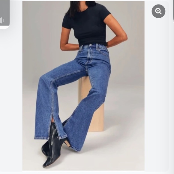 Abercrombie & Fitch Denim - Abercrombie & Fitch Vintage Flare Split Hem Jeans 27 / 4